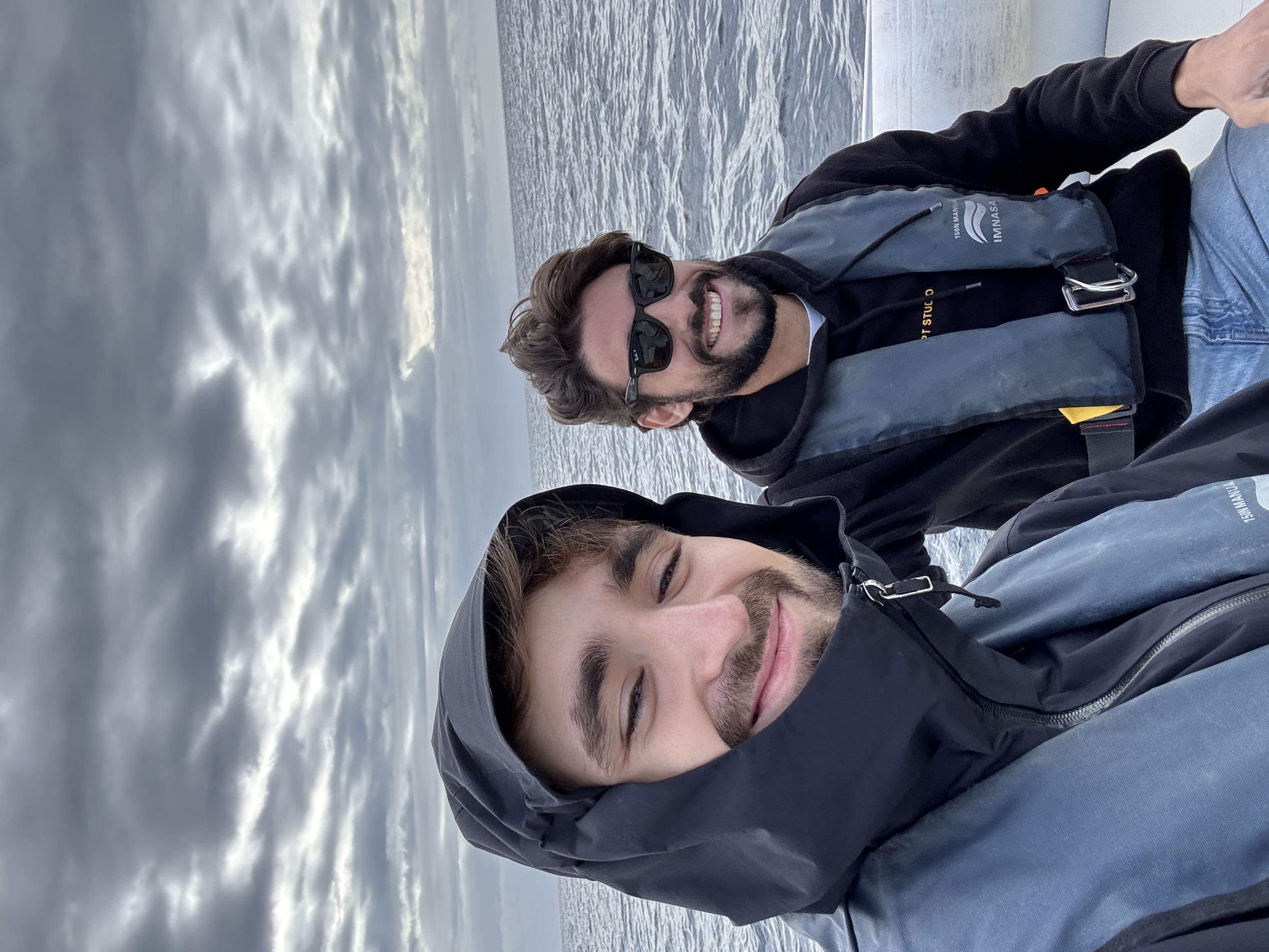 Me and Pablo on the boat